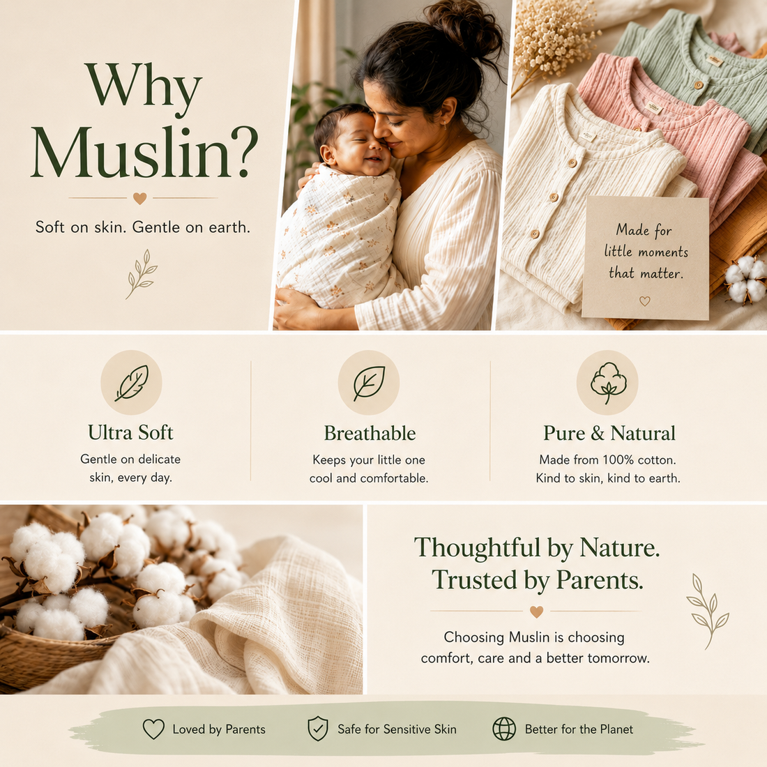 WHY MUSLIN??