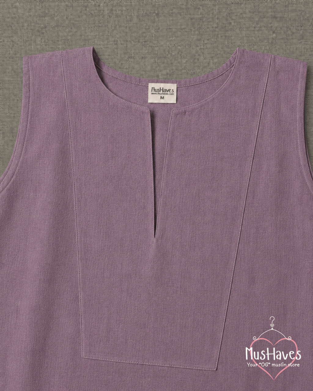 Muslin Sleeveless Formal Top – Jamuni