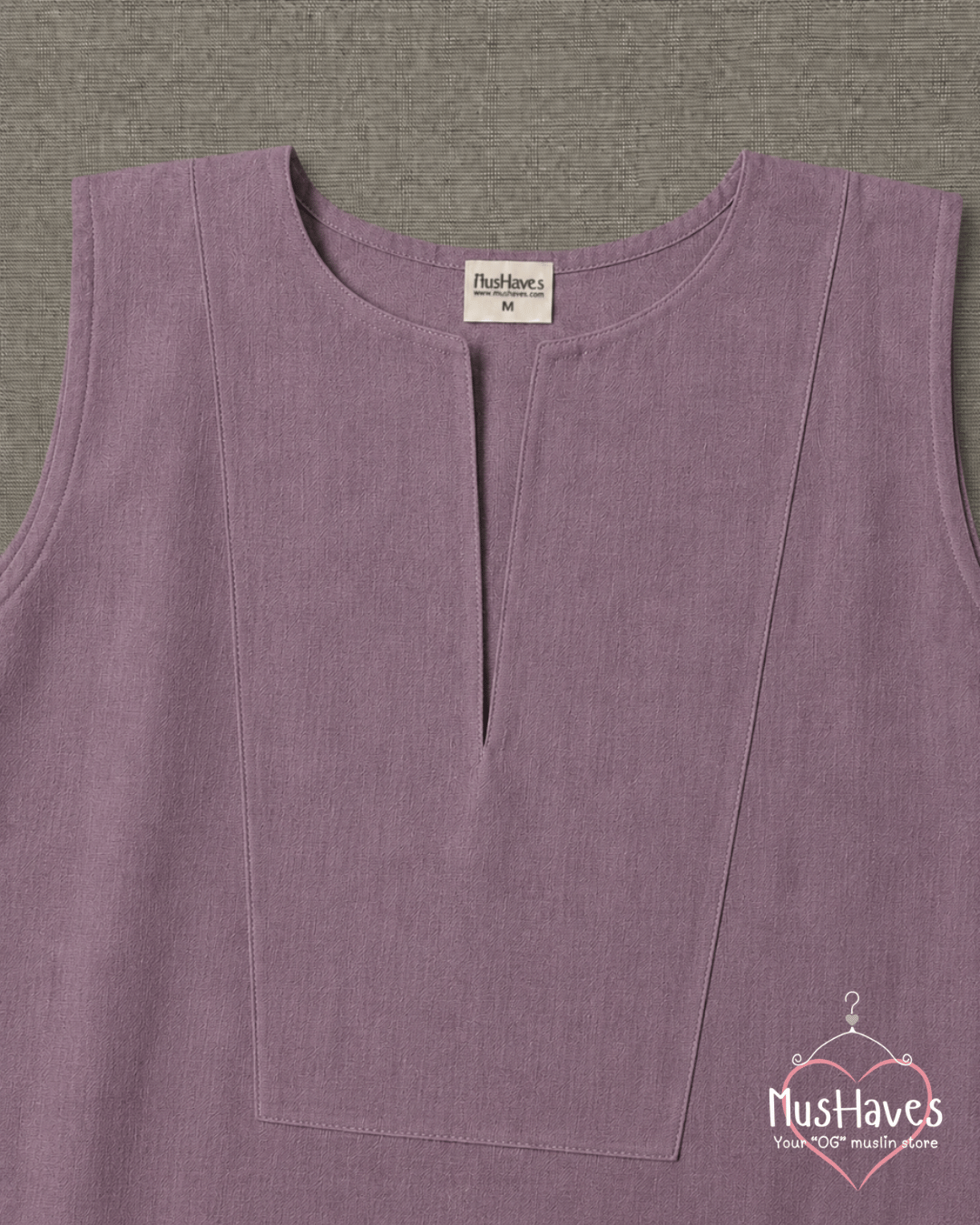 Muslin Sleeveless Formal Top – Jamuni