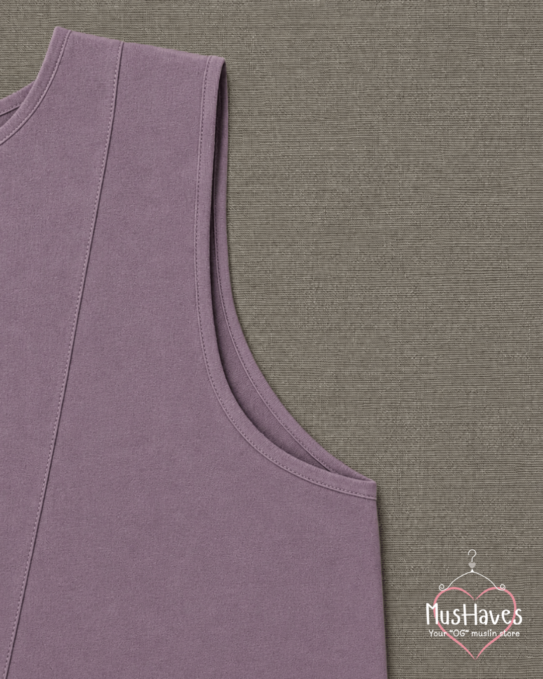 Muslin Sleeveless Formal Top – Jamuni