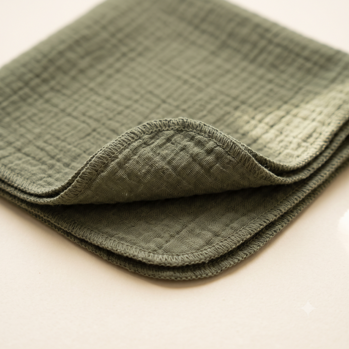 Double-Layer Muslin Hankies – Pack of 3, 6 or 12 (Assorted Colours)