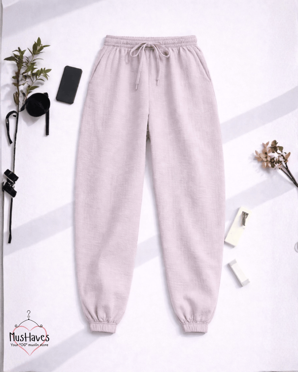 Premium Muslin Hoodie Coord | Zipper Hoodie + Jogger Bottoms | Muslin | 4-Layers | 15°C | 100% Organic Cotton | Mulmul | Lavender Purple