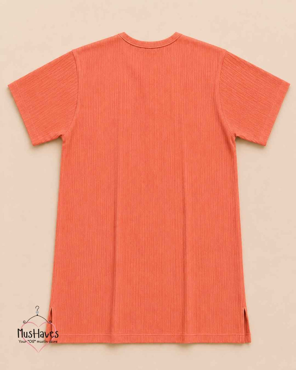 Classic Muslin Notch Neck – Melon Pulp