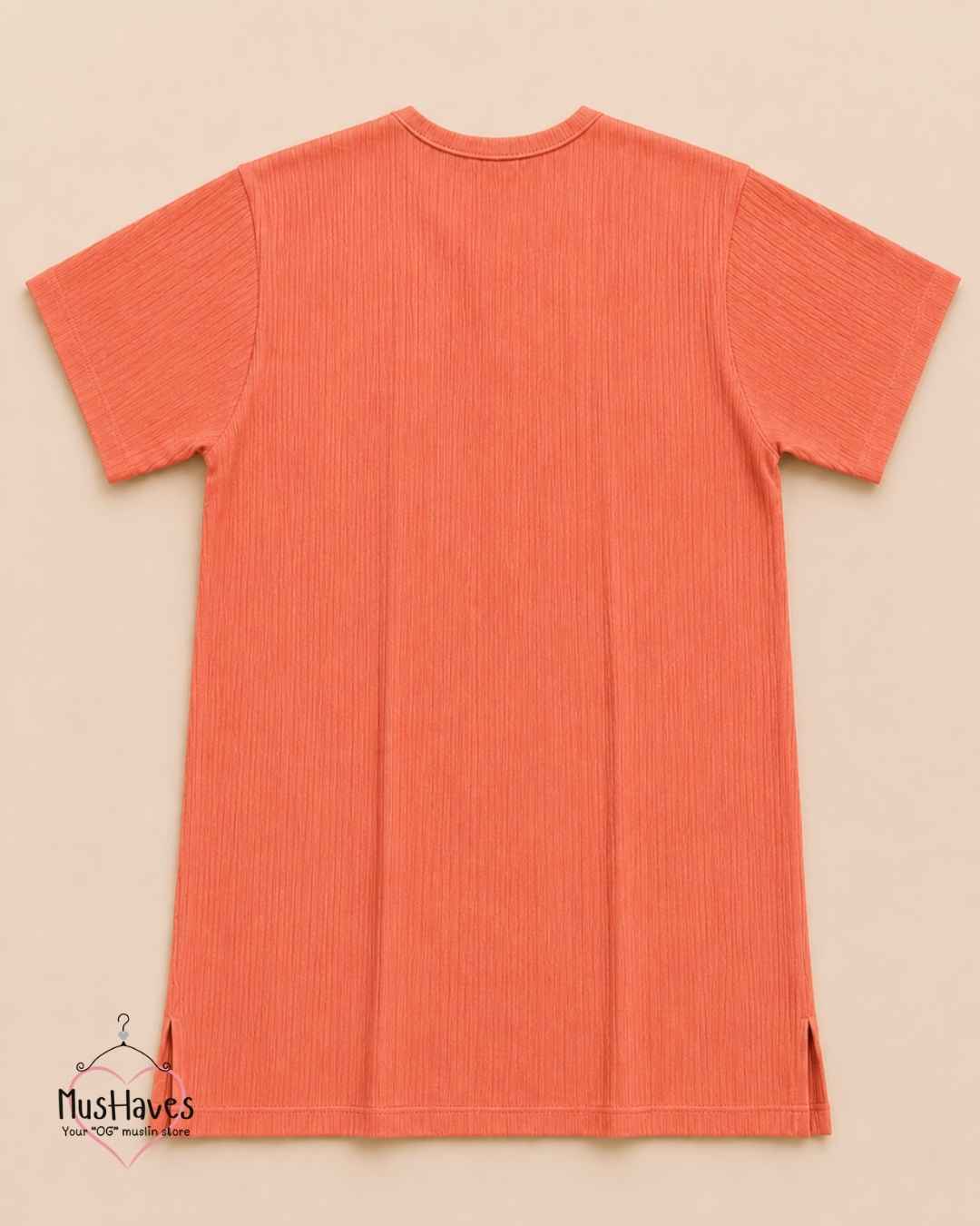 Classic Muslin Notch Neck – Melon Pulp