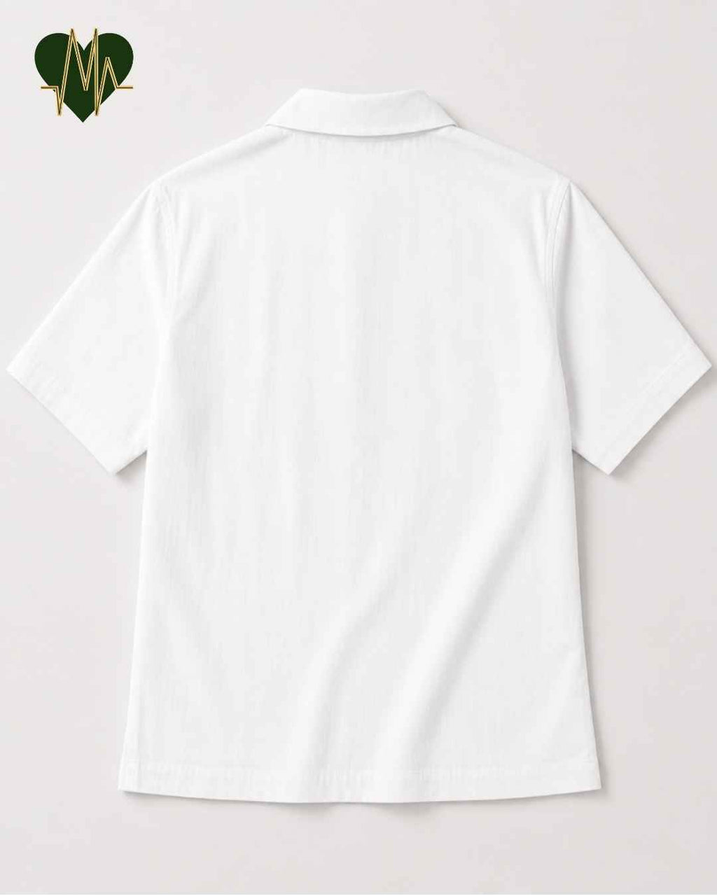 Muslin Resort-Polo Shirt for Men – Pearl White