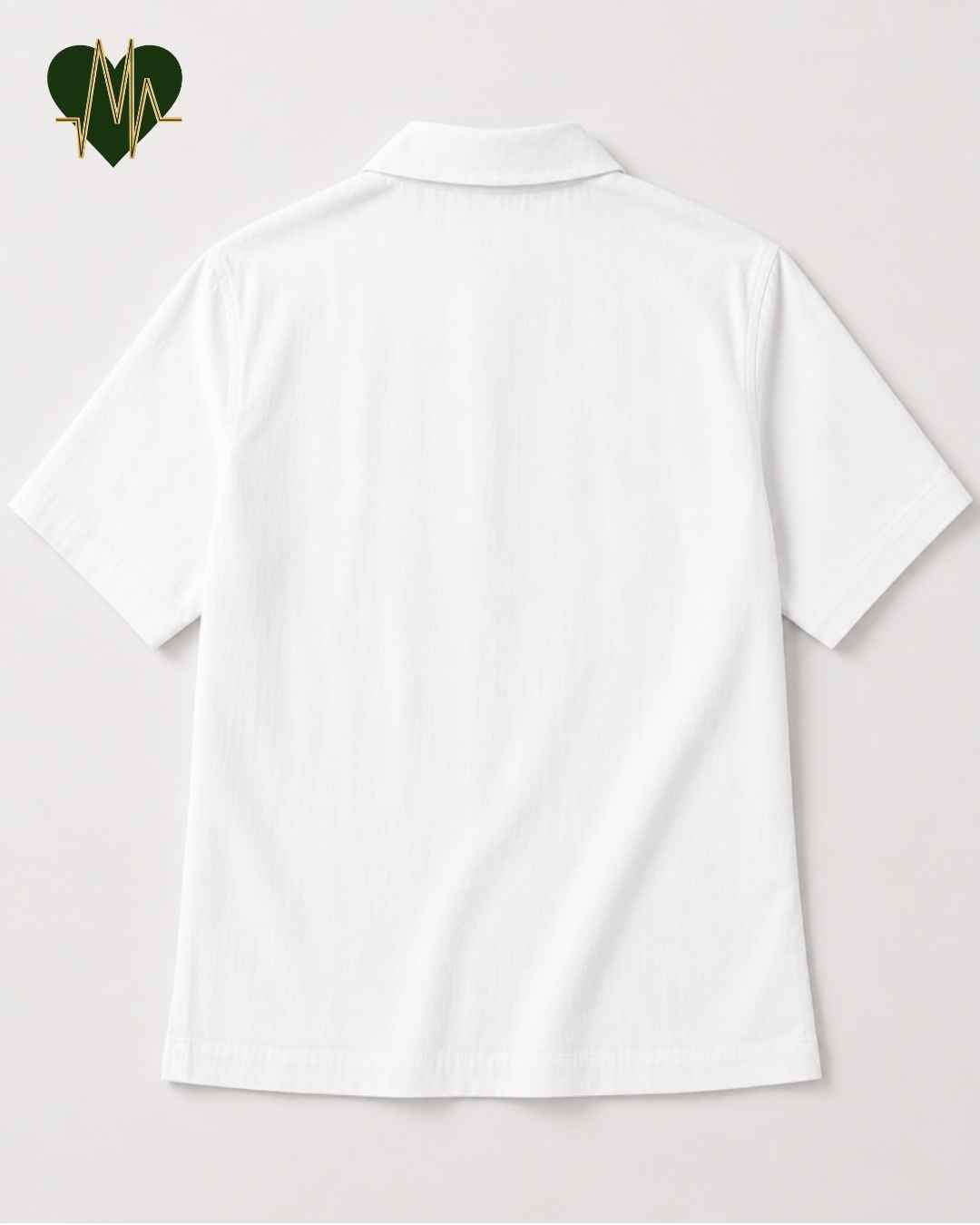 Muslin Resort-Polo Shirt for Men – Pearl White
