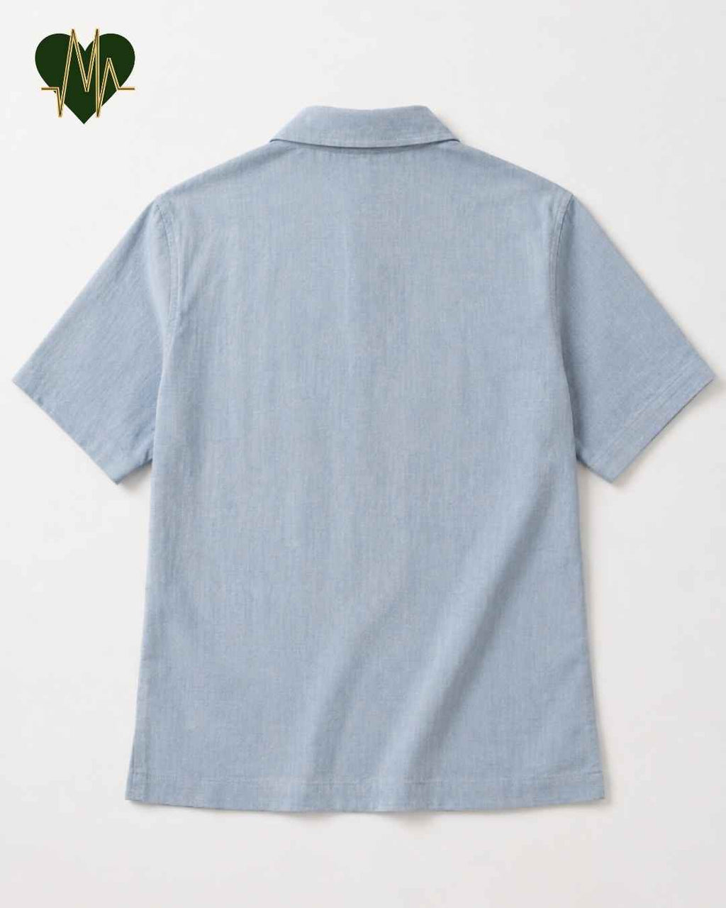 Muslin Resort-Polo Shirt for Men – Powder Blue