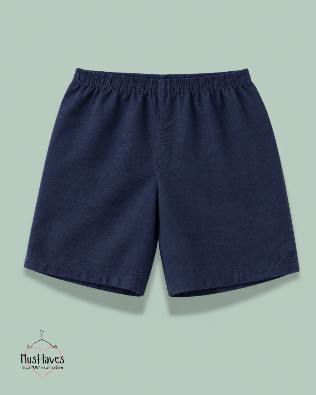 Classic Muslin Shorts Unisex – Royal Blue