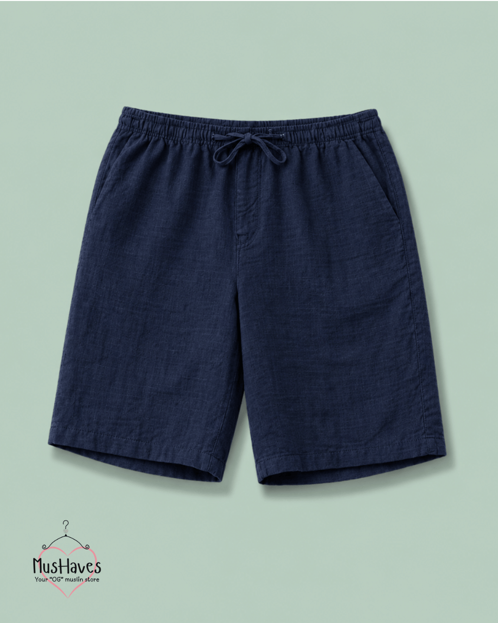 Classic Muslin Shorts Unisex – Royal Blue