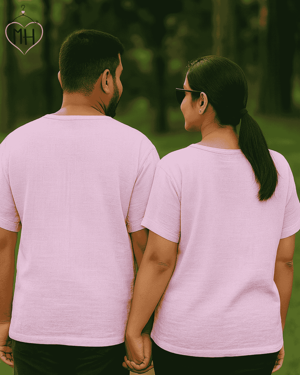 Unisex Organic Cotton Muslin T-Shirt – 100% Double Gauze, Loose Fit, Breathable Baby Pink Tee