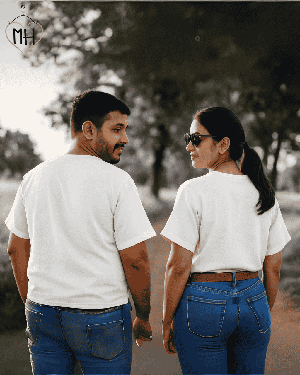 Unisex Organic Cotton Muslin T-Shirt – 100% Double Gauze, Loose Fit, Breathable White Tee