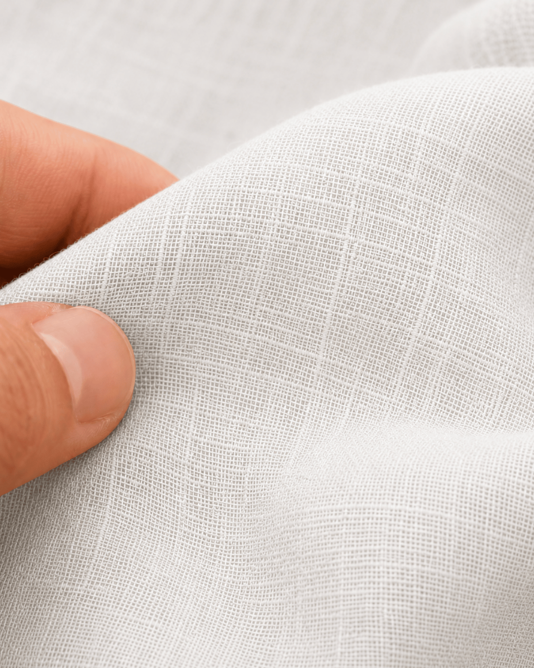 Luxury Muslin A-Line Long Kurta & Straight Pants Coord – Pearl White