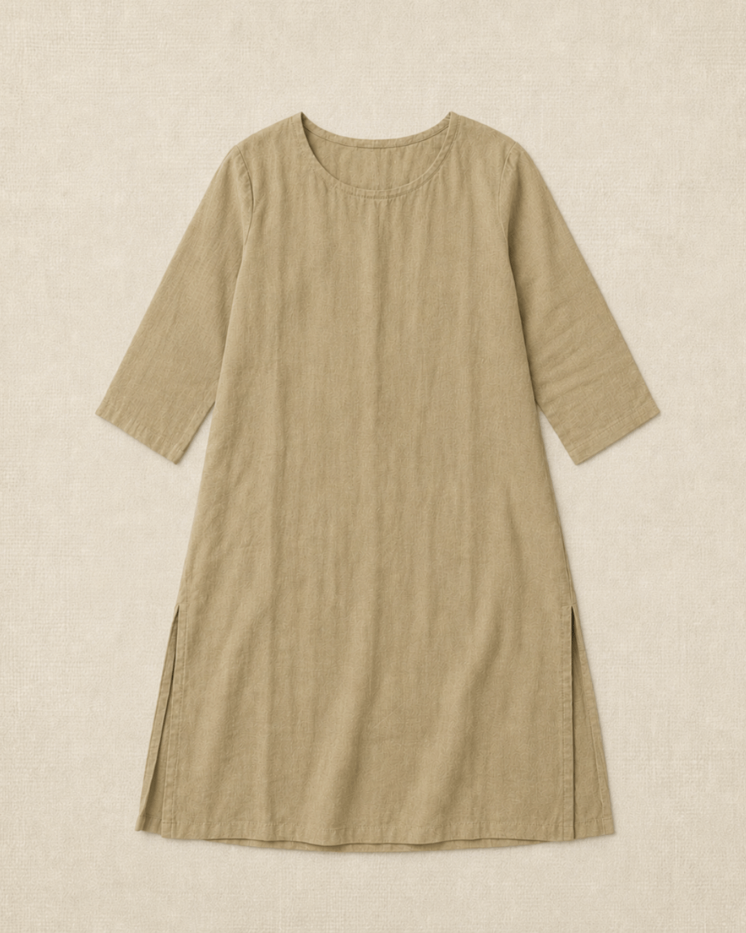 Luxury Muslin A-Line Long Kurta & Straight Pants Coord – Khadi Green