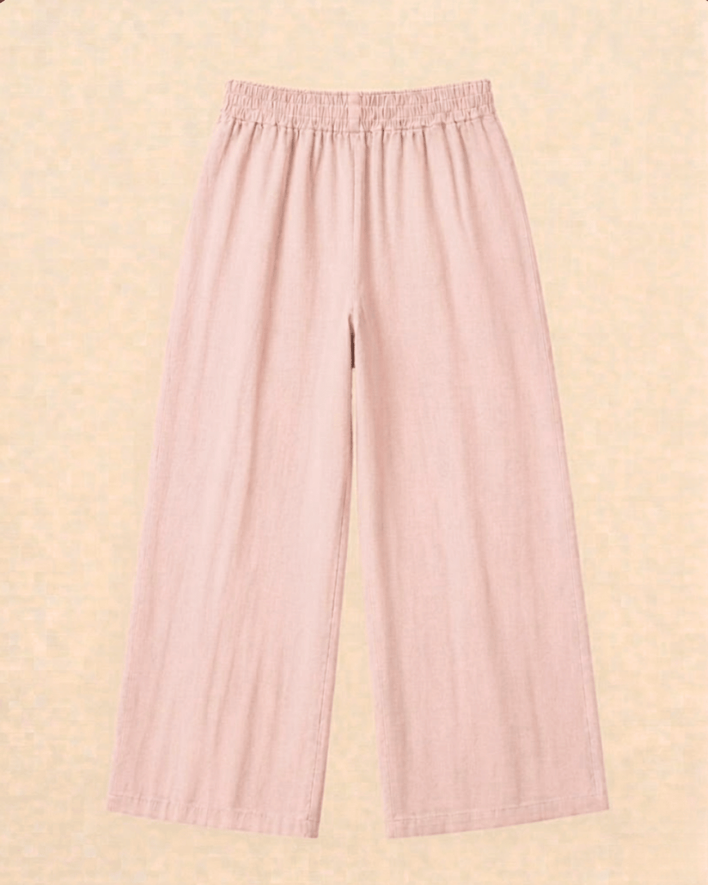 Luxury Muslin A-Line Long Kurta & Straight Pants Coord – Baby Pink