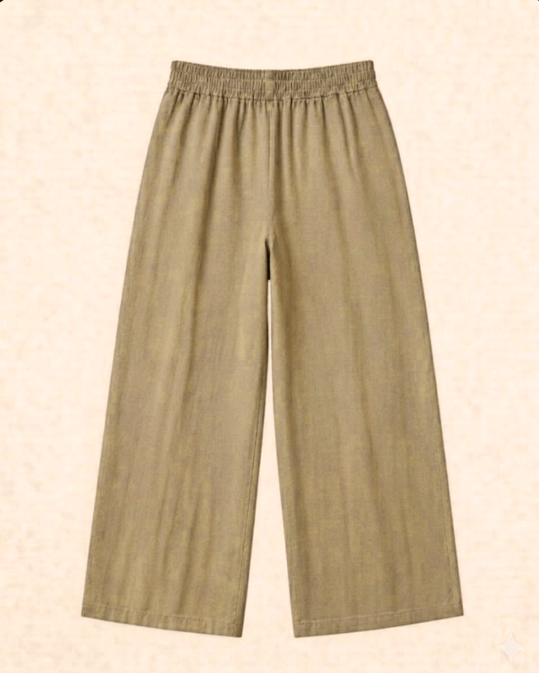 Luxury Muslin A-Line Long Kurta & Straight Pants Coord – Khadi Green