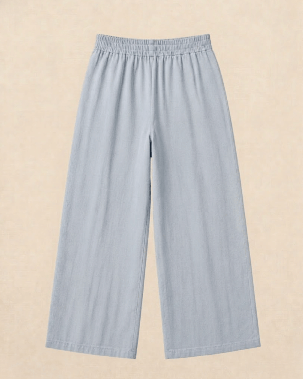 Luxury Muslin A-Line Long Kurta & Straight Pants Coord – Powder Blue