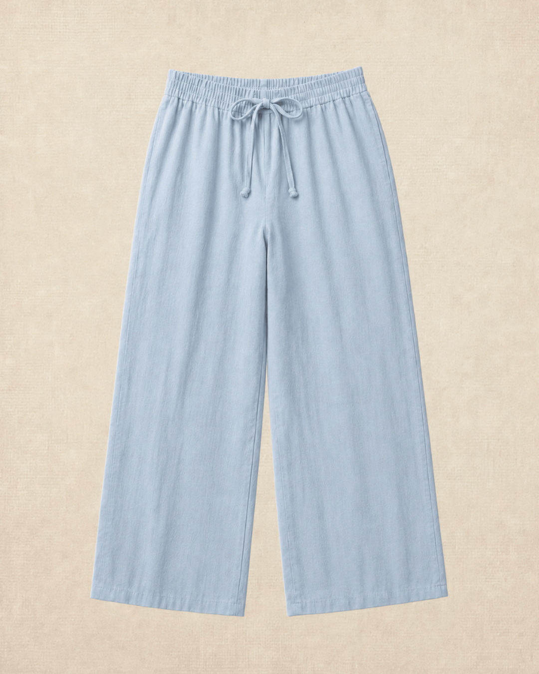 Luxury Muslin A-Line Long Kurta & Straight Pants Coord – Powder Blue