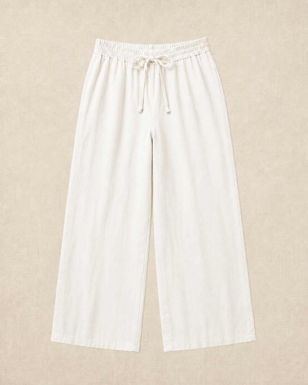 Luxury Muslin A-Line Long Kurta & Straight Pants Coord – Pearl White